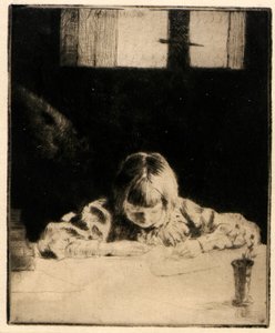 Pieni opiskelija tekijältä J. Alden Weir