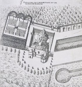 Eremitaasi ja Maison Blanc Chateau de Gaillonissa, Les Plus Belles Bastiments de Francesta, julkaistu 1570-luvulla
