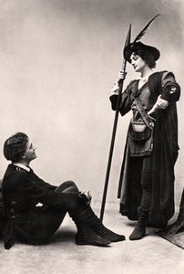 Lilian Braithwaite 1873-1948 ja Henry Ainley 1875-1945, 1907.