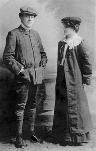 Mabel Hackney ja Laurence Irving, 1907.