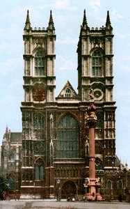 Westminster Abbey, Lontoo, 1900-luvun alku.