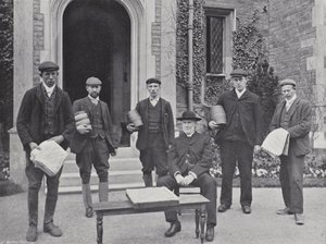 Hallaton Hare Pie Festival, kirkkoherra ja deputaatio tekijältä J. Benjamin Stone