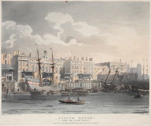 Tullitalo, Thames-joelta, 1808.