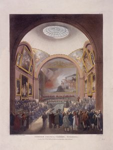 Guildhall Council Chamber, Lontoo, 1808