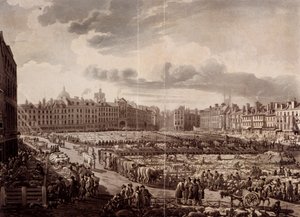 Smithfield Market, Lontoo, 1811