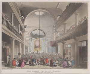 Roomalaiskatolinen kappeli, Lincolns Inn Fields, 1. huhtikuuta 1808, 1. huhtikuuta 1808.