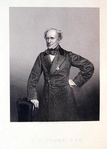 Thomas Potter Cooke, teoksesta "The Drawing-Room Portrait Gallery of Emminent Personages" (Merkittävien henkilöiden muotokuvagalleria piirustussalissa) tekijältä J. and C. (after) Watkins