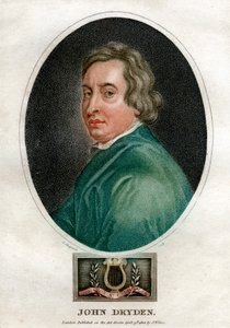 John Dryden, 1600-luvun englantilainen näytelmäkirjailija ja runoilijavoittaja, 1803.
