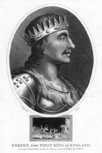 Wessexin kuningas Egbert, koko Englannin ensimmäinen kuningas, 1803.