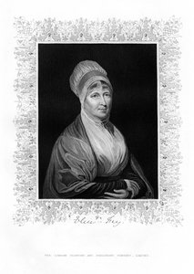 Elizabeth Fry, brittiläinen hyväntekijä, 1800-luku. tekijältä J. Cochran