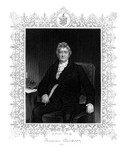 Thomas Clarkson, englantilainen poliitikko ja orjuuden vastustaja, 1800-luku.