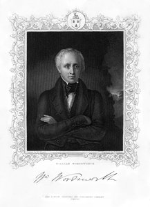 William Wordsworth, englantilainen romanttinen runoilija, 1800-luku.
