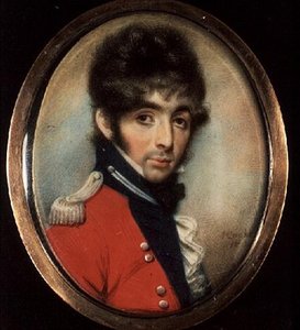 Tuntemattoman upseerin miniatyyri tekijältä J. Cooke