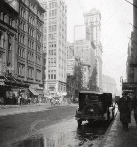 Broadway ja Times Building, New York City, USA, 1900-luku