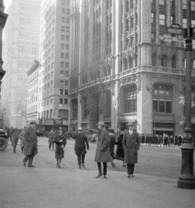 Lower Broadway, New York City, USA, 1900-luku