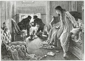 Nostin käteni hyvin pehmeästi ja vedin tikarin tyynyni alta, kuvituksen trillerille "The Story of a Scar", "Appleton