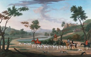 Metsästyskohta laukkalla tekijältä J. Francis Sartorius