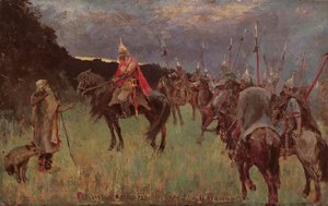 Oleg Viisaan laulu (öljy kankaalle) tekijältä J. G. Myasoyedov