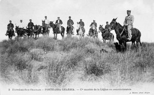 Ranskan muukalaislegioonan ratsuväki, Forthassa Gharbia, Algeria, 1905