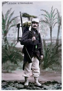 Ranskalainen muukalaislegionääri, c1900.