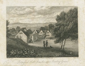 Dovedale - Beresford Hall: teräskaiverrus, nd [1815] (tulostus)