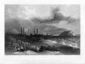 Solin eli Pompeiopoliksen rauniot, Turkki, 1841.