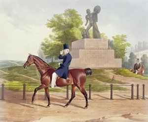 Näkymä Hyde Parkissa, kaivertanut J. Wilson, 1852 tekijältä J. Harrison
