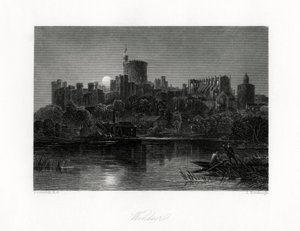 Windsorin linna, Berkshire, 1800-luku tekijältä J. Horsburgh