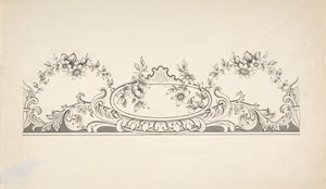 Suunnittelu paneelikoristeluun, 1828-40. tekijältä J Hulme