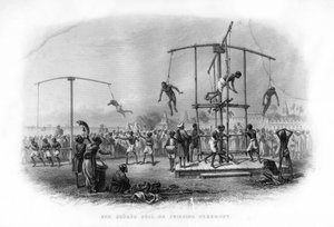 Churuk Puja eli Swinging Ceremony, Intia, 1800-luku.