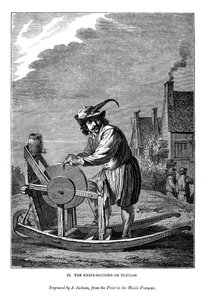Teniersin veitsimylly, c1630-1690, 1843 tekijältä J. Jackson