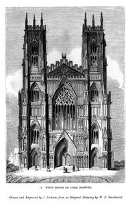 York Minsterin länsirintama, 1820-1830 1843