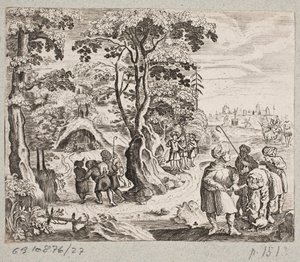 Kuvitus Adam Oleariukselle, "Persialainen Rosenthal, nerokas runoilija Schich Saadi […]", Schleswig 1660