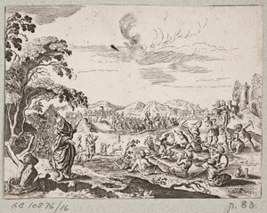 Kuvitus Adam Oleariukselle, "Persialainen Rosenthal, nerokas runoilija Schich Saadi […]", Schleswig 1660 tekijältä J. Muller