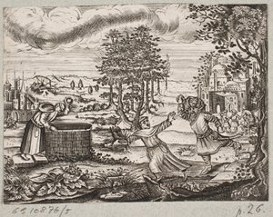 Kuvitus Adam Oleariukselle, "Persialainen Rosenthal, nerokas runoilija Schich Saadi […]", Schleswig 1660 tekijältä J. Muller