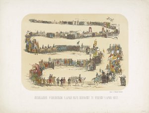 Hollantilainen lunastus 1. huhtikuuta 1572. Muistoa vietettiin Utrechtissa 1. huhtikuuta 1872 (esineessä oleva nimi) tekijältä J. Nikerk