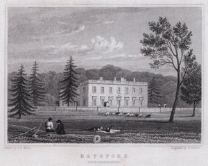 Batsford, Gloucestershire (kaiverrus) tekijältä John Preston Neale