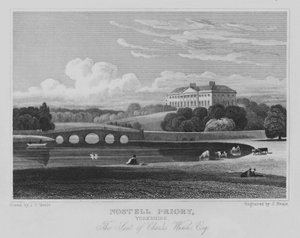 Nostell Priory, Yorkshire, Charles Winnin istuin, Esquire (kaiverrus)