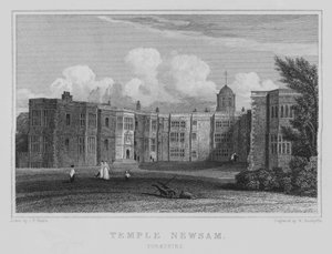 Temple Newsam, Yorkshire (kaiverrus) tekijältä John Preston Neale