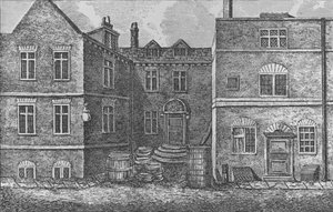 Monteagle House, lähellä St. Saviors Church -kirkkoa, Southwark, 1808, 1912