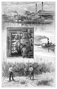 Sokeriteollisuus, Richmond River, New South Wales, Australia, 1886.