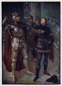 Archibald, Angusin jaarli, pidätti arkkitehti Robert Cochranen, Skotlannin kuninkaan James III:n suosikin, ja riisuu kultaketjun hänen kaulastaan, 1482