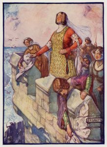 Musta Agnes, Dunbarin ja Marchin kreivitär, englantilaisten piirityksessä Dunbarin linnaa, 1338