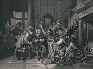 Charles The First In The Guard Room, 1649, 1800-luvun puoliväli. tekijältä J. Rogers