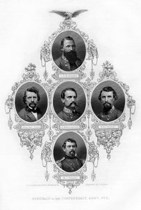 Konfederaation armeijan kenraalit, 1862-1867.