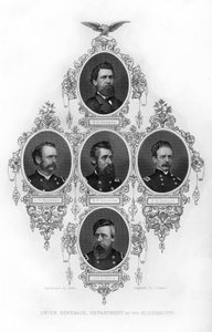 Mississippin osaston liittokenraalit, Amerikan sisällissota, 1862-1867.