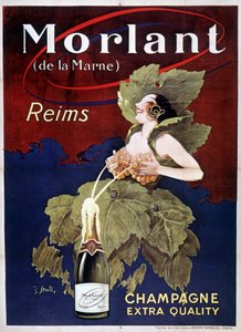 Juliste Champagne Morlantille, J. Stall, 1900-luku tekijältä J. Stall