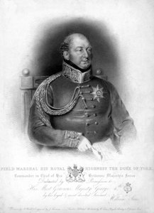 Kenttämarsalkka prinssi Frederick, Yorkin ja Albanyn herttua 1763-1827, 1800-luku.