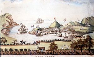 Näkymä Ilfracombe, Devon, 1842 (kynä ja wc) (pari 72970) tekijältä J Walters