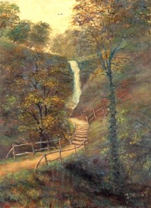 Shanklin Chine, Isle of Wight, 1911 tekijältä J. Wilby